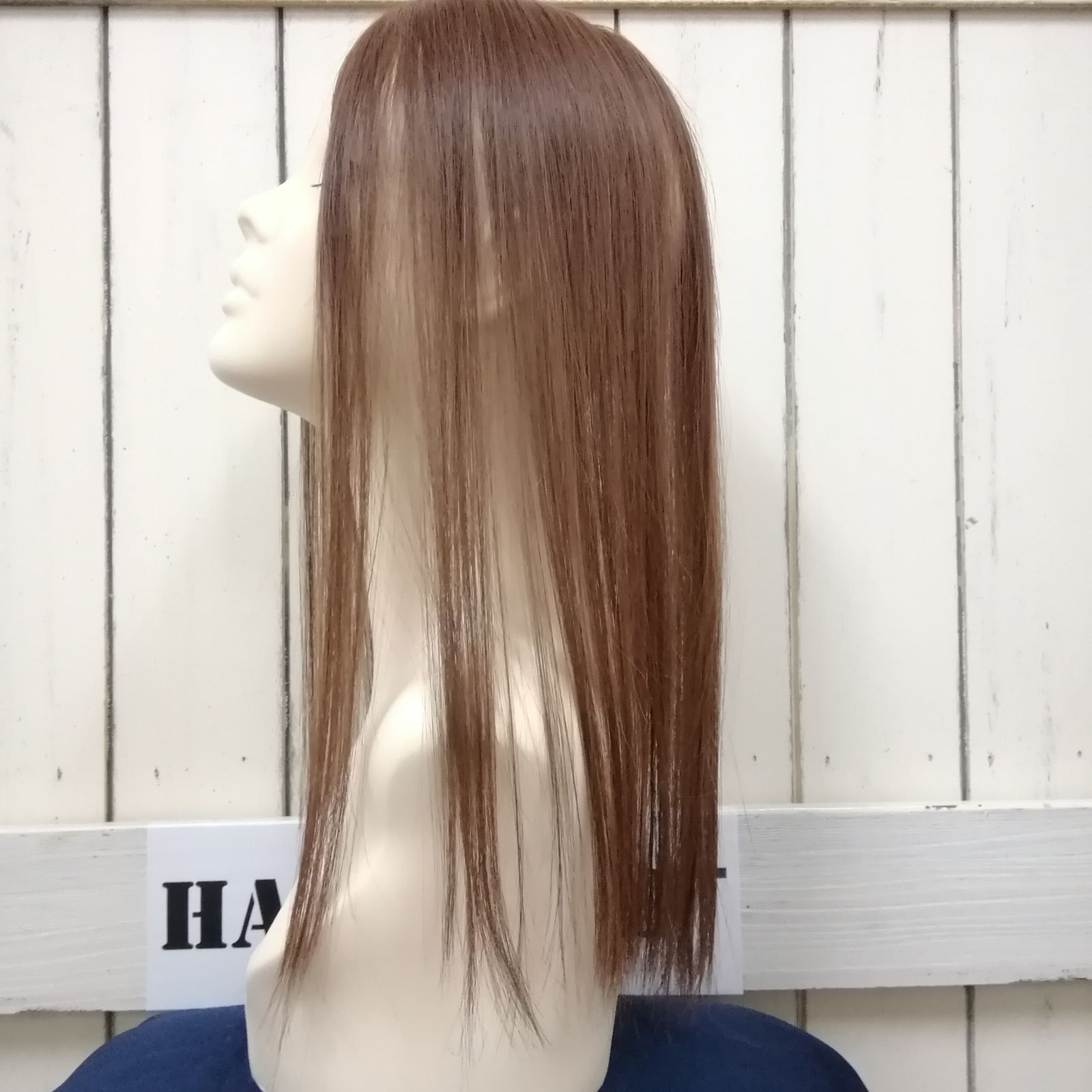 ヘアラボオリジナル◆ヘアピース LUNA 人毛ミックス◆明るいブラウン