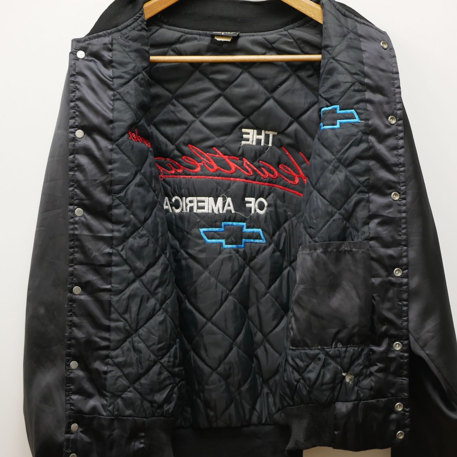 USA製 Jackets スタジャン シボレー 企業ロゴ 刺繍 L 古着 - メルカリ