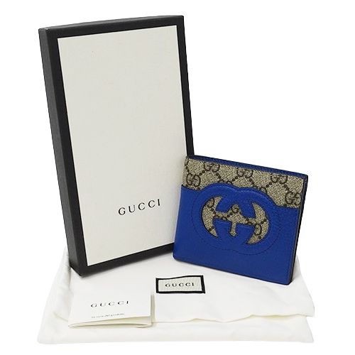 グッチ GUCCI 財布 メンズ ブランド 二つ折り財布 カットアウト 