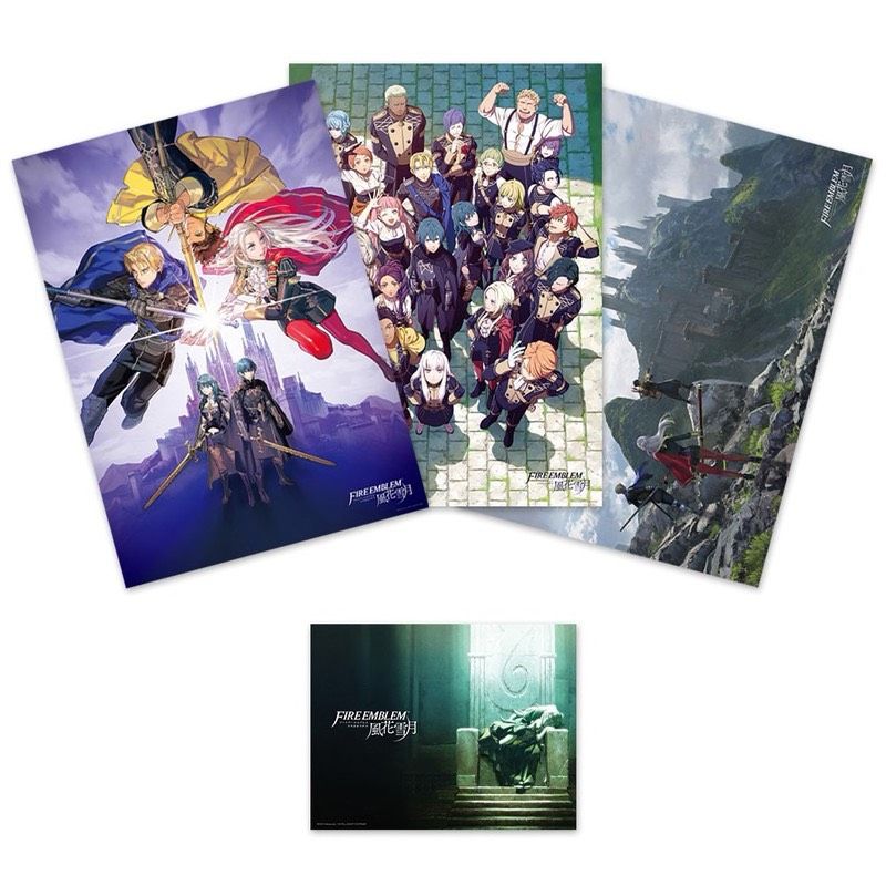 【非売品】ファイアーエムブレム 風花雪月 B2 サイズ ポスター ポスター [単品] B2ポスター 折り目無しver. パッケージデザイン