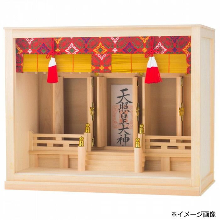 神棚の里 箱宮神棚セット 皐月 16号 神具セット付き