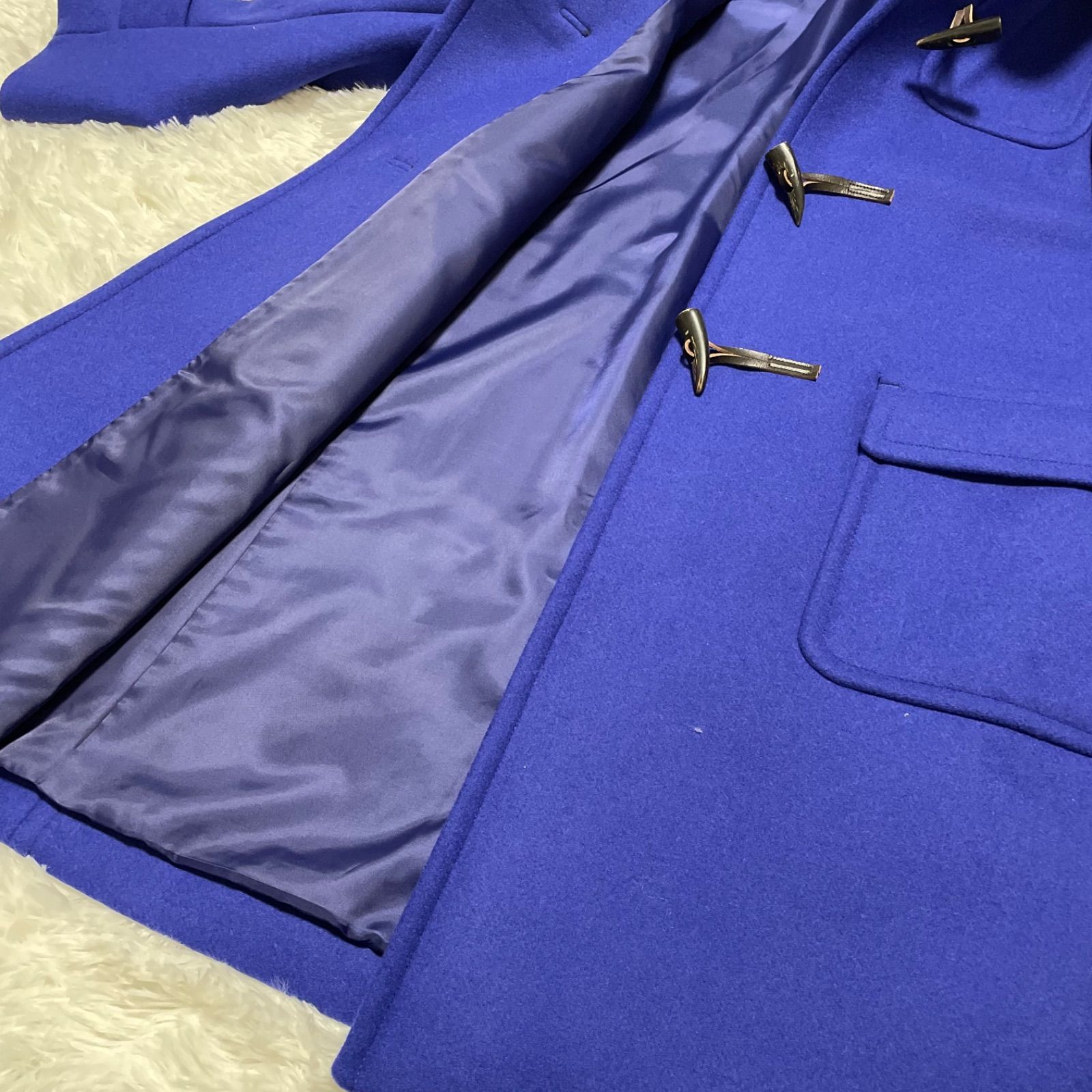 green label relaxing ダッフルコート ロイヤルブルー XL