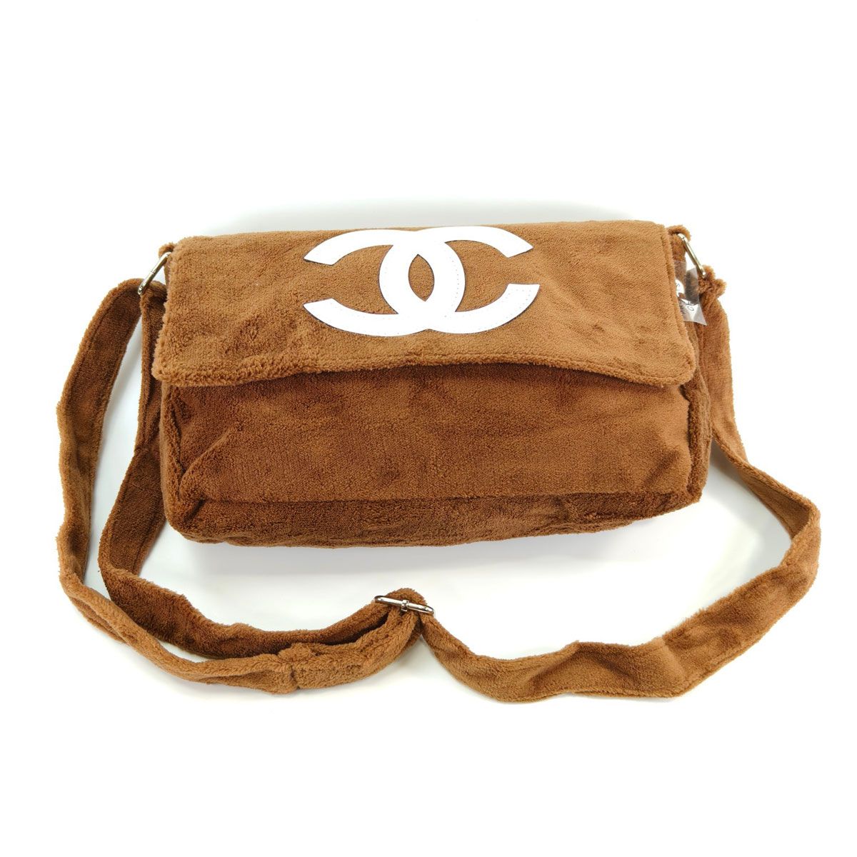 シャネル CHANEL ノベルティ パイル地 ショルダーバッグ ココ