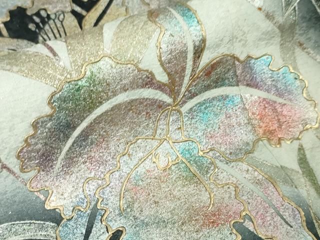 平和屋着物訪問着 作家物 舞花弁 正絹 逸 CAAW8758yc 平和屋着物□