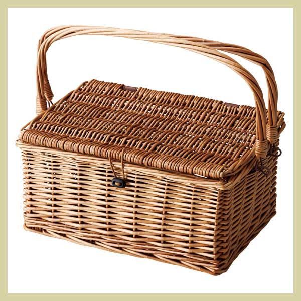 エバコス✳︎籐素材のかごバッグ ebagos エバゴス キャンバス・カゴ袋