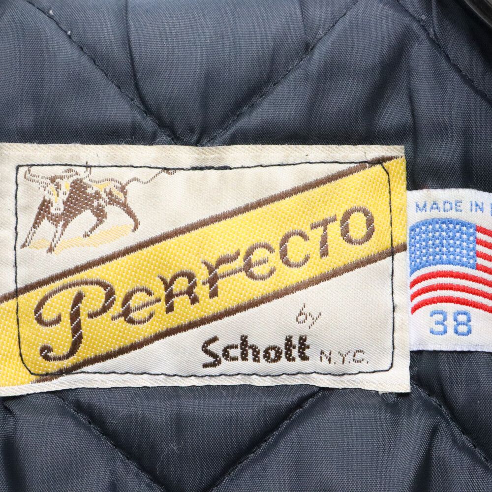 SCHOTT (ショット) 70s 牛タグ前期 ワンスター レザー ダブル