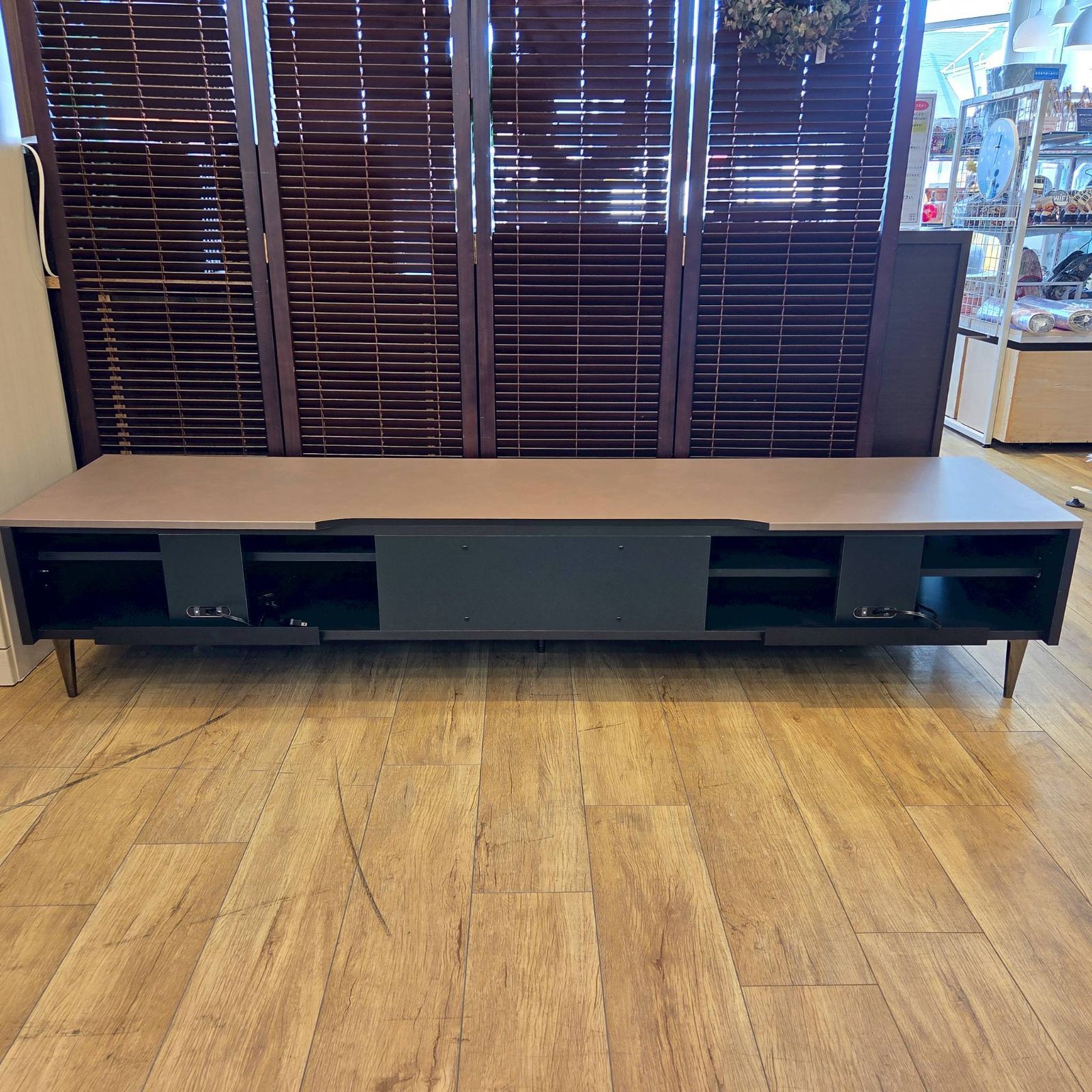 綾野製作所 AYANO Zゼノ ノワール 200㎝ テレビボード ZL-G 200LB 