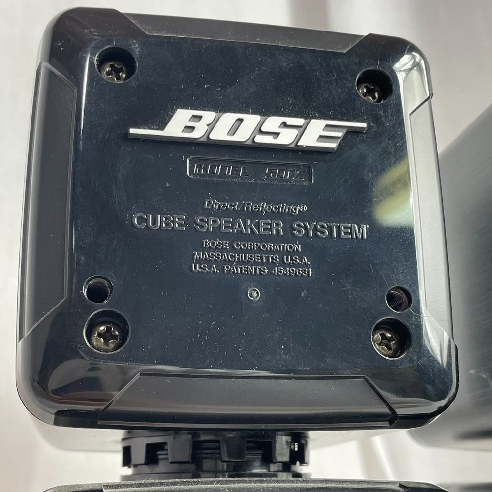 長期保管品 BOSE ボーズ CUBE SPEAKER SYSTEM スタンド付き 501Z | www