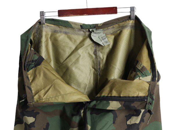 00s 03年製 米軍実物 US ARMY ウッドランド カモ オーバー パンツ LARGE LONG / 古着 00年代 オールド ECWCS ゴアテックス ミリタリー 軍物 お得なクーポン配布中!】 00s 03年製 米軍実物 US ARMY ウッド