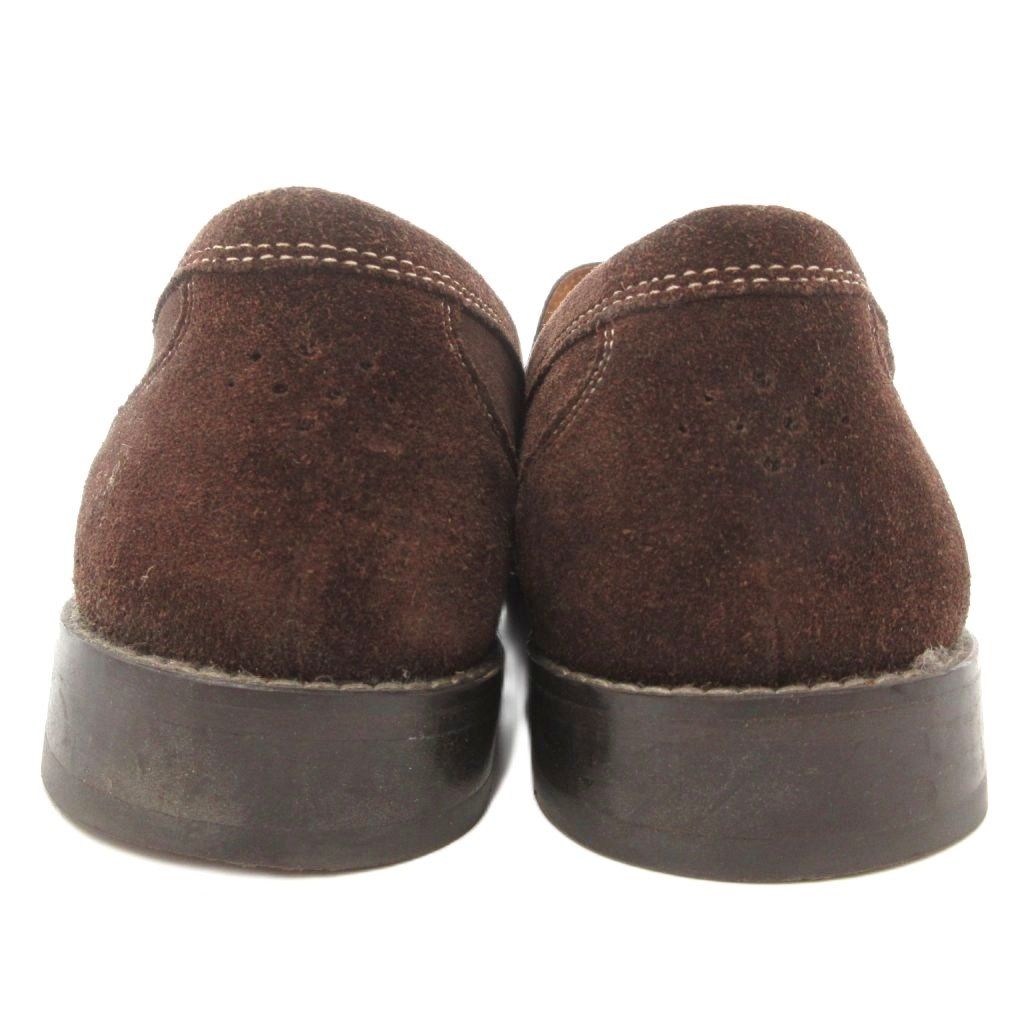  コールハーン COLE HAAN コインローファー シューズ スエード 7 5 ダークブラウン AE その他 靴