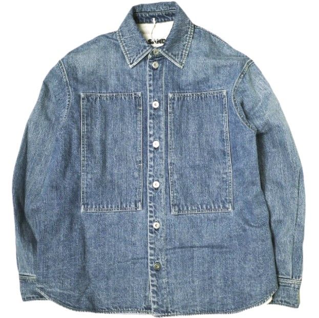 JIL SANDER+ 24AW オーバーサイズ ブリーチデニムシャツ JIL SANDER+ @jilsander ・オーバーサイズ ブリーチデニムシャツ