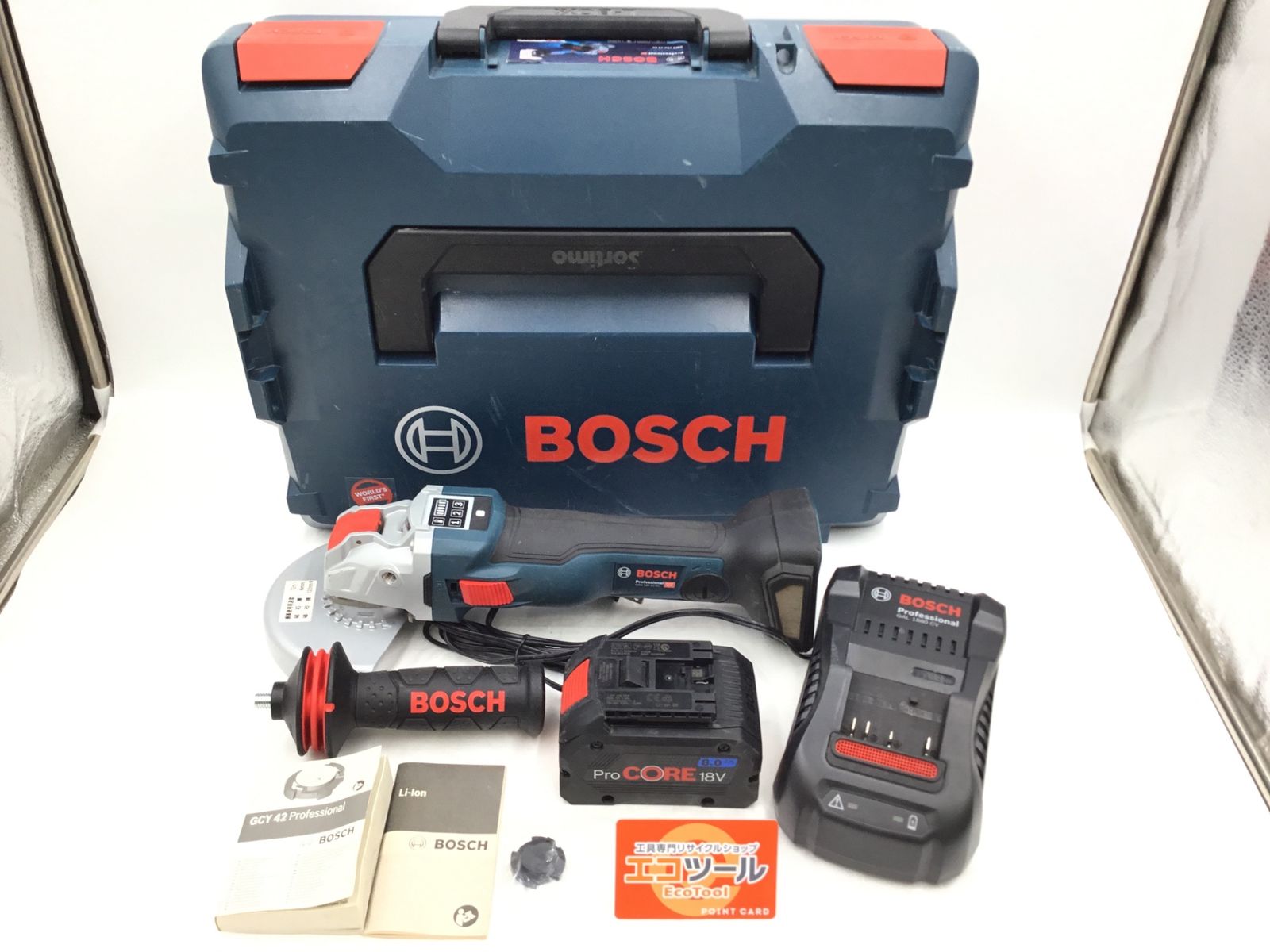品 BOSCH|ボッシュ 18Vコードレスディスクグラインダー GWX18V-10SC5J ITQNJS5BU3J8 エコツール半田店 M02