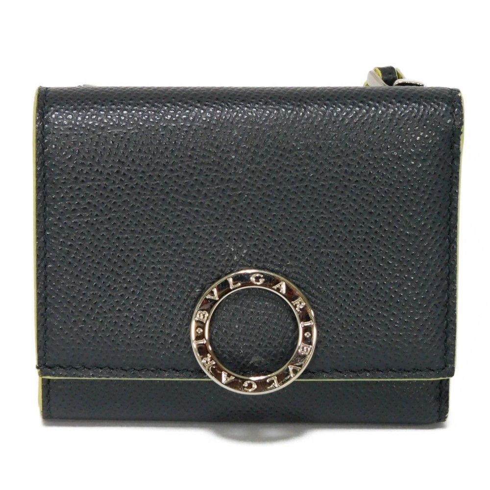 BVLGARI ブルガリ スリム コンパクト ウォレット スナップボタン  