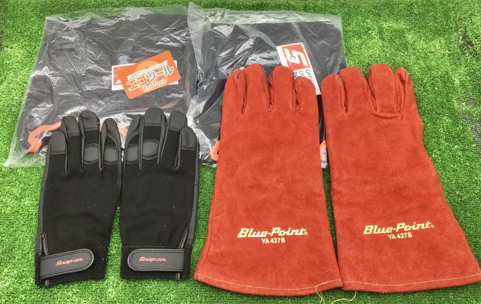 〇Snap-on スナップオン Tシャツ 作業用グローブ4点セット Mサイズ×2枚 FJG-LL YA-247B ITQR69RDJ1BE エコツール小牧インター店 M02