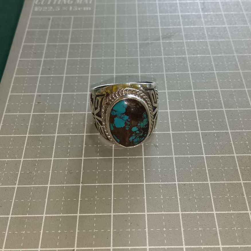 ココペリターコイズリング｜シルバーアクセサリー｜ラッピング