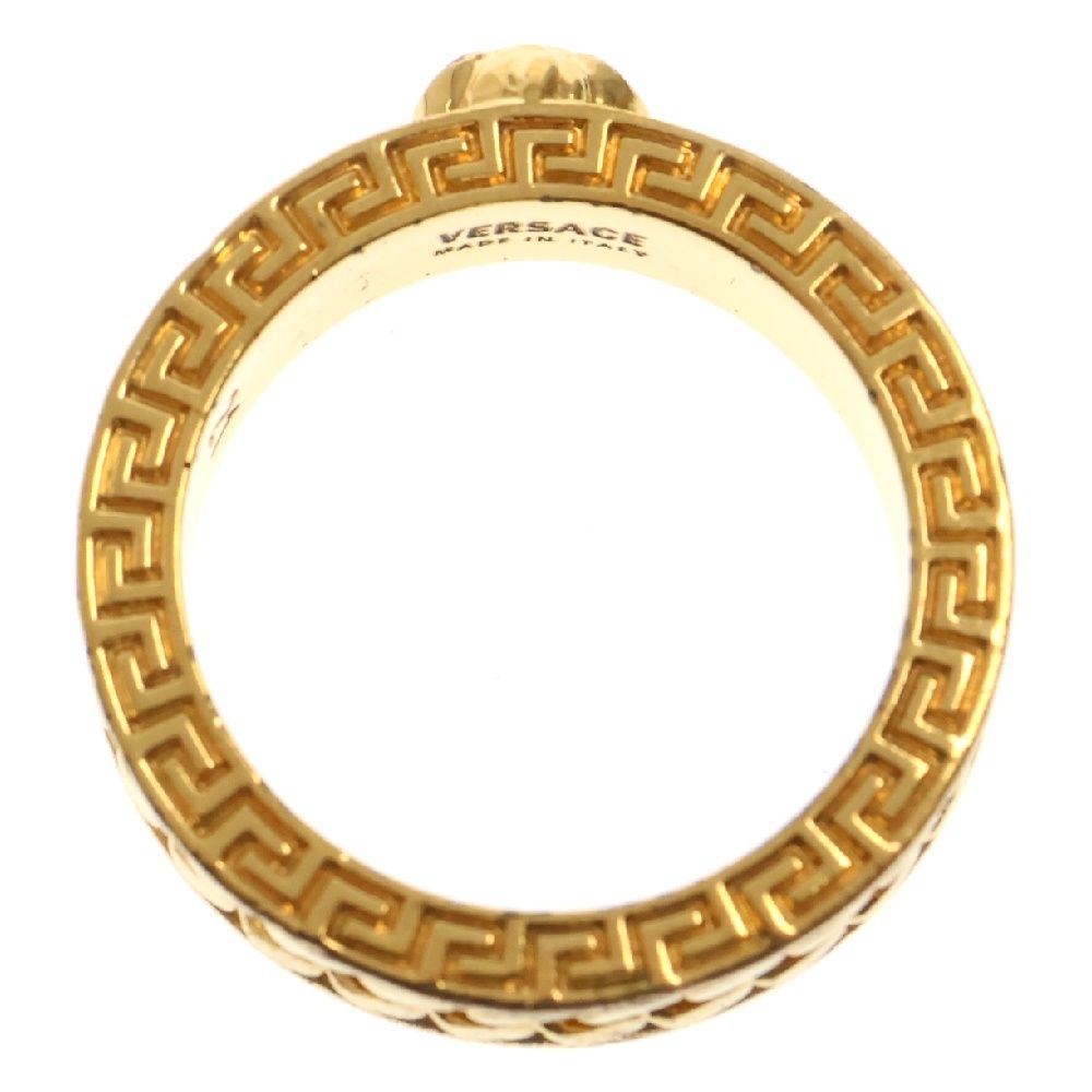 VERSACE (ヴェルサーチ) チェーンドメデューサリング ゴールド