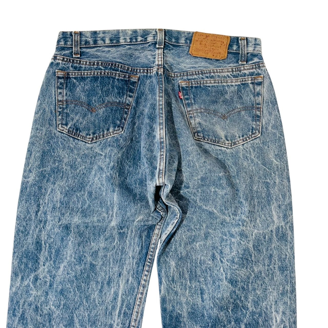 フランス製/98年/Levi's 501ジーンズ/デニム 緑/古着/W29L34 W34 L33 90s USA製 1990年 Levi's 501 0109 デニムパンツ