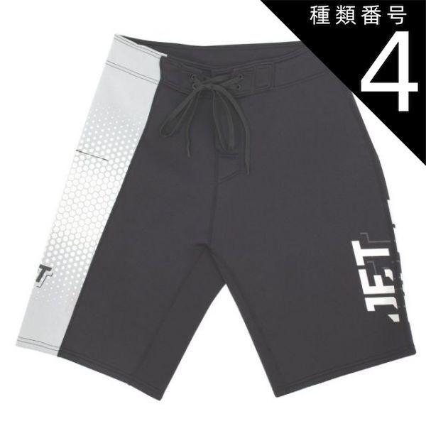種類4：Black/White/XL 【JETPILOT/ジェットパイロット】JA22900 FLIGHT NEO BOARDSHORTS ネオショーツ メンズ ボードショーツ 男性用 水着