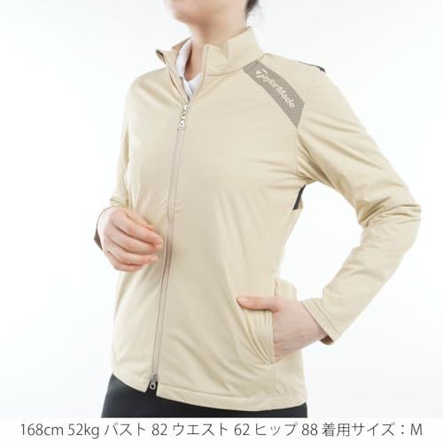  テーラーメイド TAYLOR MADE ダブルレイヤー ウィンド ジャケット ベージュ S レディース 24 FW UN 385 その他 フェイスケア
