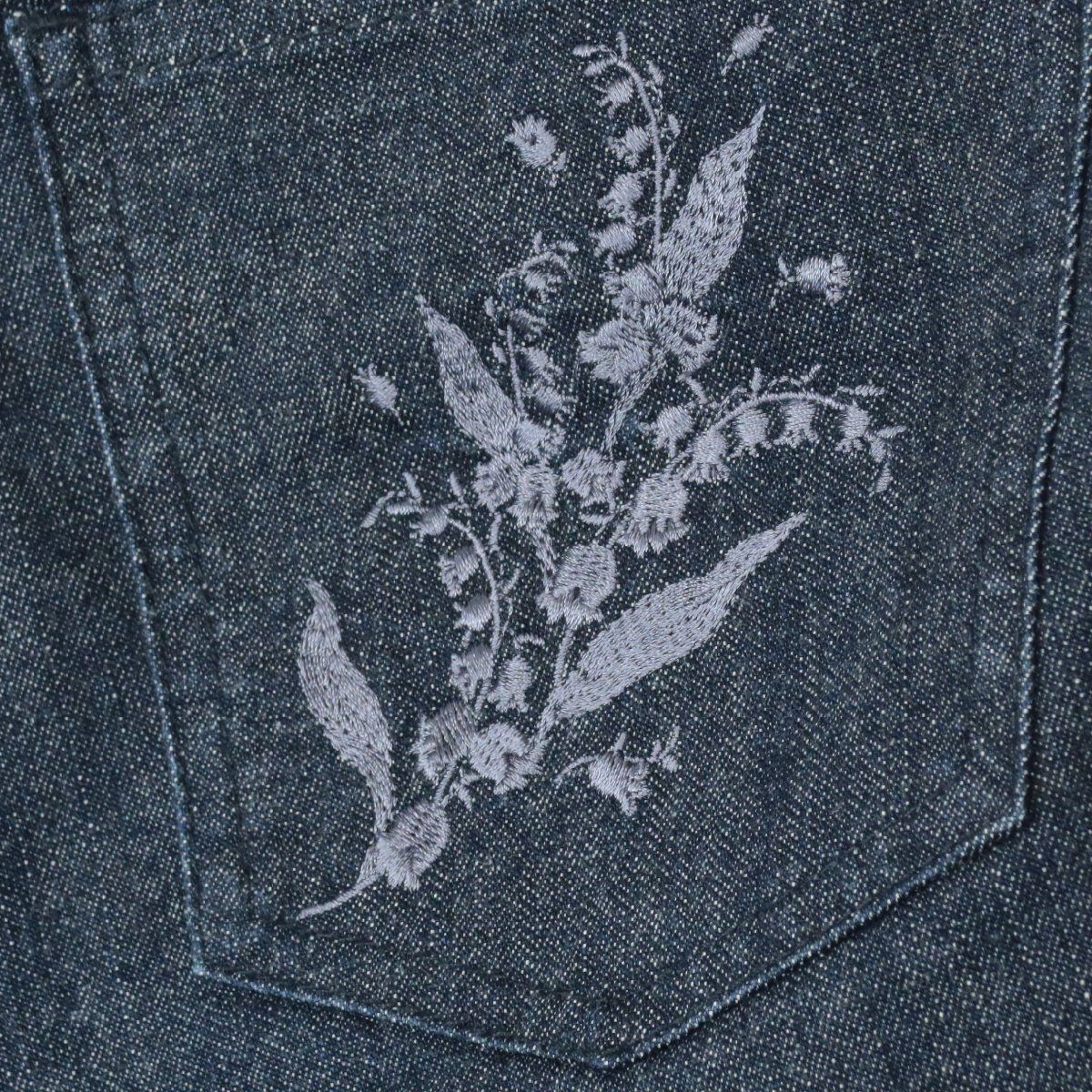 ピンクハウス☆レア！デニムのパンツ クロップド サイズS ストレッチ