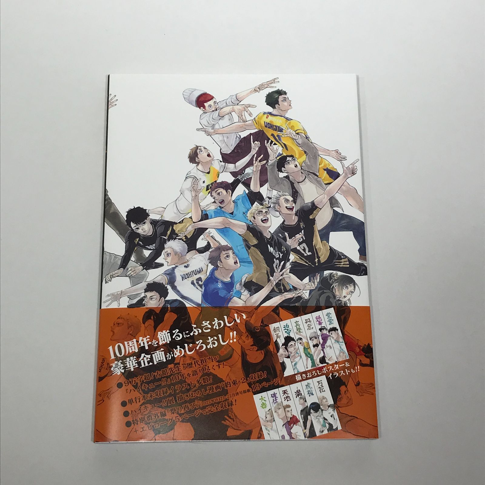美品/城東1-002】 ハイキュー！！ 10th クロニクル グッズ付き同