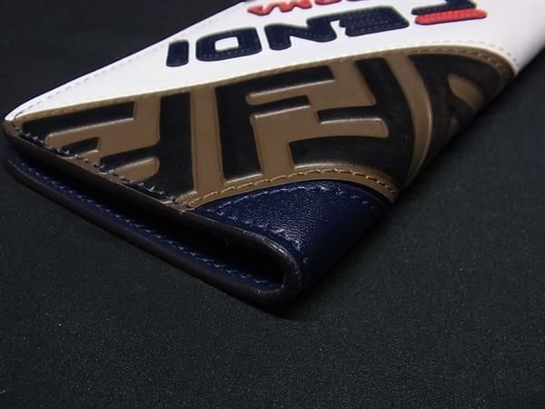 □美品□ FENDI フェンディ フィラコラボ ズッカ柄 レザー iPhoneX/XS