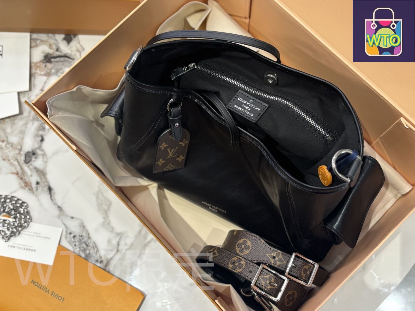 今日特価】Louis Vuitton ルイヴィトン キャリーオール ダーク