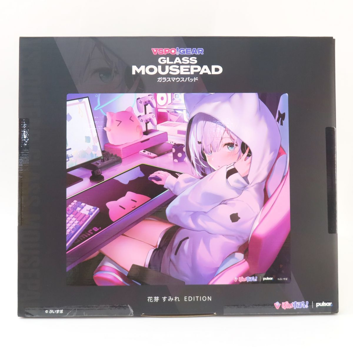 未開封 VSPO! GEAR ぶいすぽっ ガラスマウスパッド 花芽すみれ EDITION