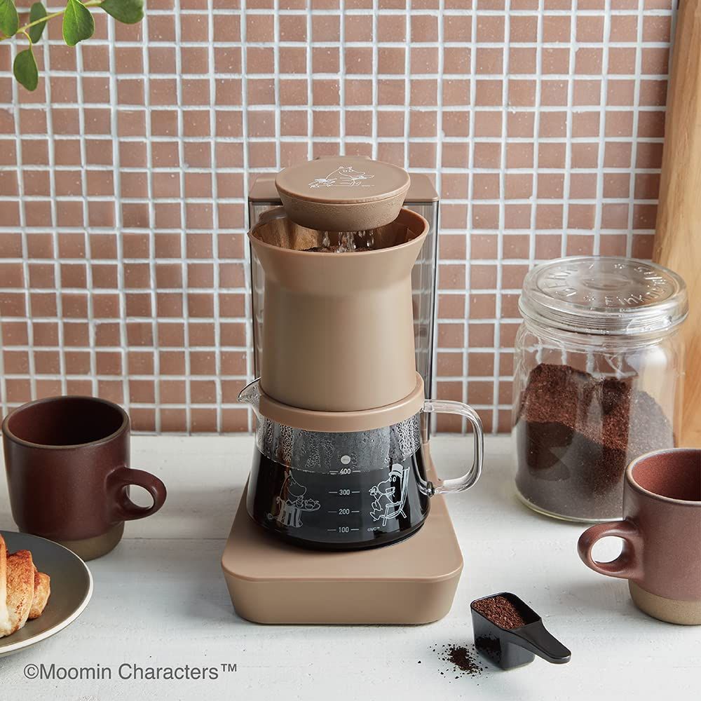 recolte RDC-1 Rain ムーミン Drip Coffee レインドリップコーヒーメーカー Maker レコルト MOOMIN（ブラウン）