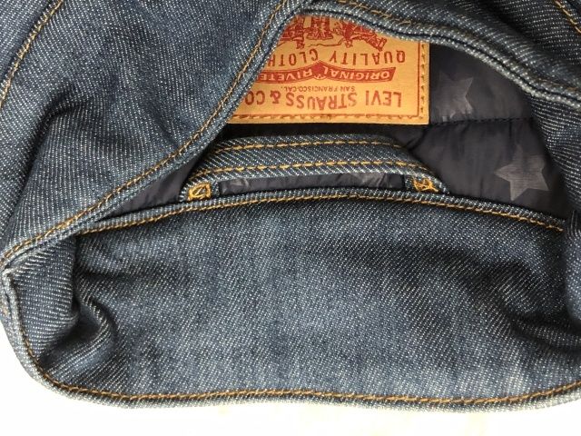 【中古】 Supreme シュプリーム 11AW Levi's Denim Down Vest インディゴ Ｍ 111393911