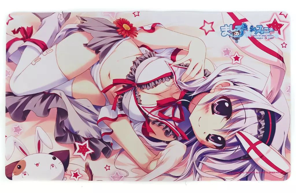 【中古】サプライ ましろ色シンフォニー プレイマット 天羽みう ぱれっとカフェ限定