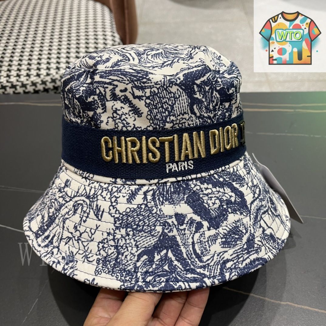 Dior☆VIP☆テディD リバーシブル フィッシャーマンハット Dior（ディオール）公式コレクションのニットフィッシャーマン