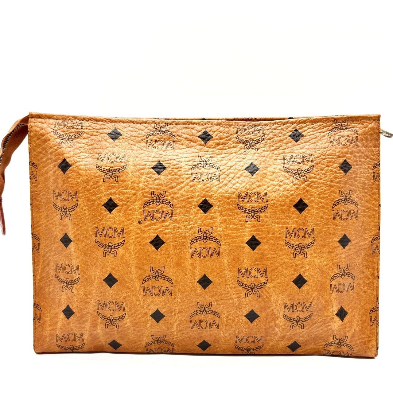 MCM クラッチバッグ MCM エムシーエム レザー クラッチバッグ セカンド