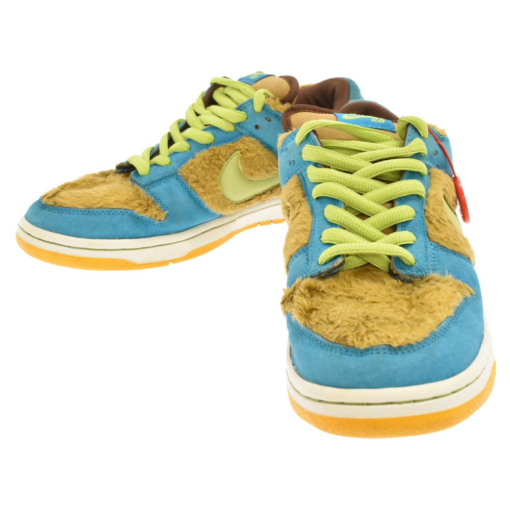 NIKE SB ナイキエスビー ×MEDICOM TOY ダンク ロー プレミアム エスビー メディコムトイ ローカットスニーカー 313170-731 ブラウン/マルチ US9/27cm