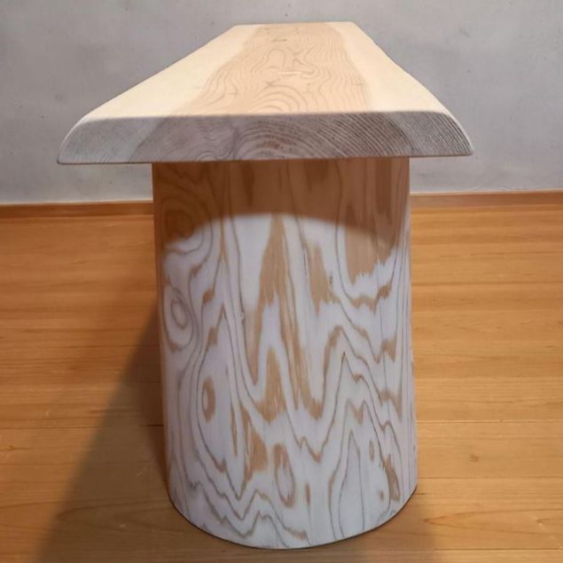 丸太脚 棚付き|