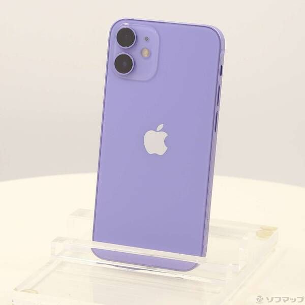 中古品〕 iPhone12 mini 64GB パープル MJQC3J／A SIMフリー【305
