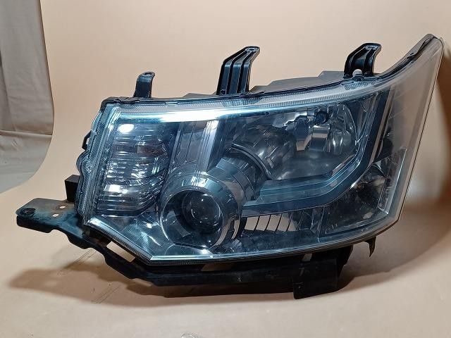 コーティング済 デリカD5 CV5W 左ヘッドランプ・ヘッドライト G ナビ  