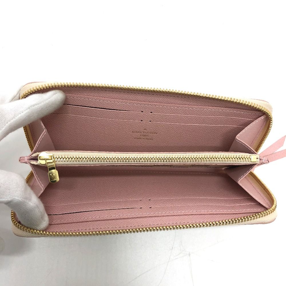 極美品✨　ルイヴィトン　ダミエ　ローズバレリーヌ　長財布 ルイヴィトン【現行 未使用に近い】ダミエ ローズバレリーヌ