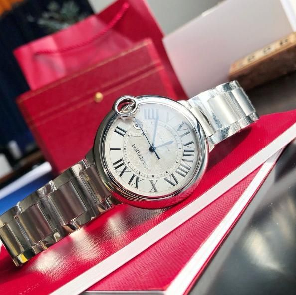 Cartier カルティエブルーバルーン 男性用ビジネス腕時計 42mm