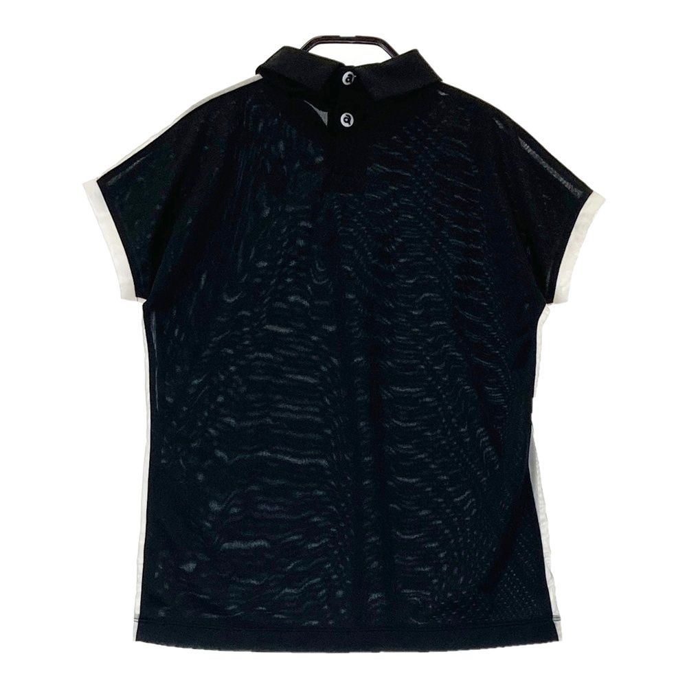 サイズ 36 ARCHIVIO アルチビオ 半袖ハイネックTシャツ ブラック系 240101450394 ゴルフウェア レディース ストスト