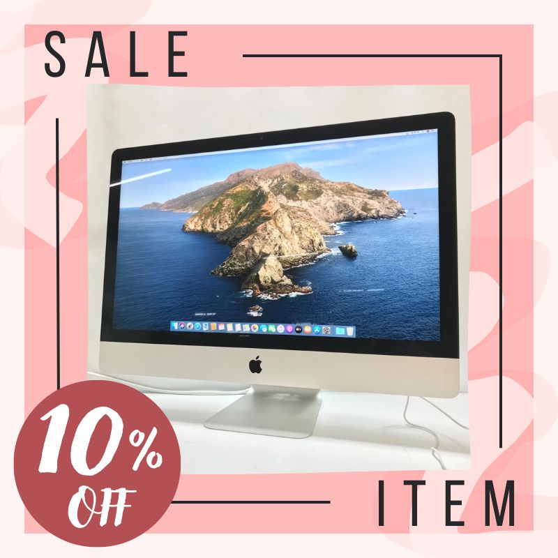 □iMac (27-inch, Late 2013) Apple 中古 27インチ メモリ20GB 