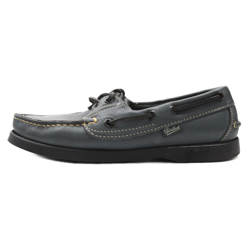 PARABOOT (パラブーツ) BARTH バース レザー デッキシューズ ブーツ グリーン 5