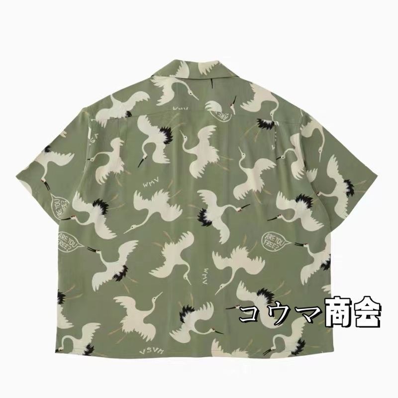 VISVIM CROSBY SHIRT 惜しい HIKAKU LT.GREEN半袖シャツ
