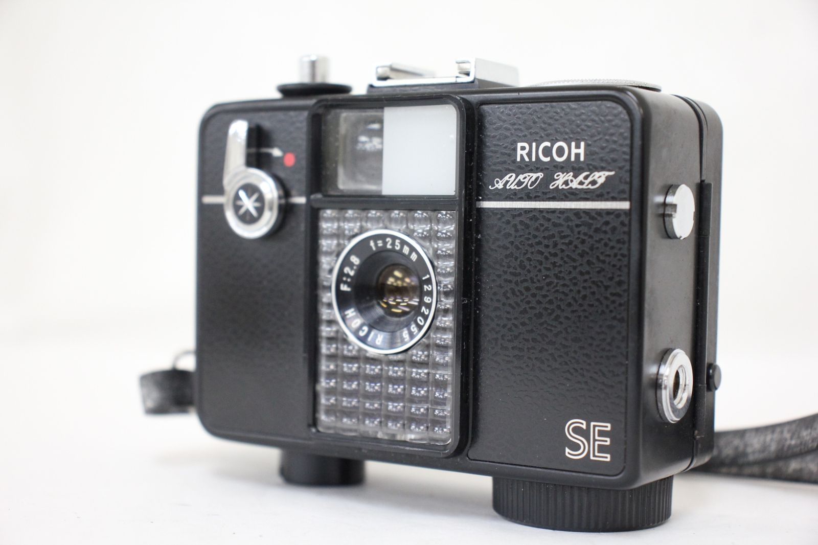 返品保証 リコー Ricoh AUTO HALF SE ブラック 25mm F2.8 コンパクトカメラ e2751