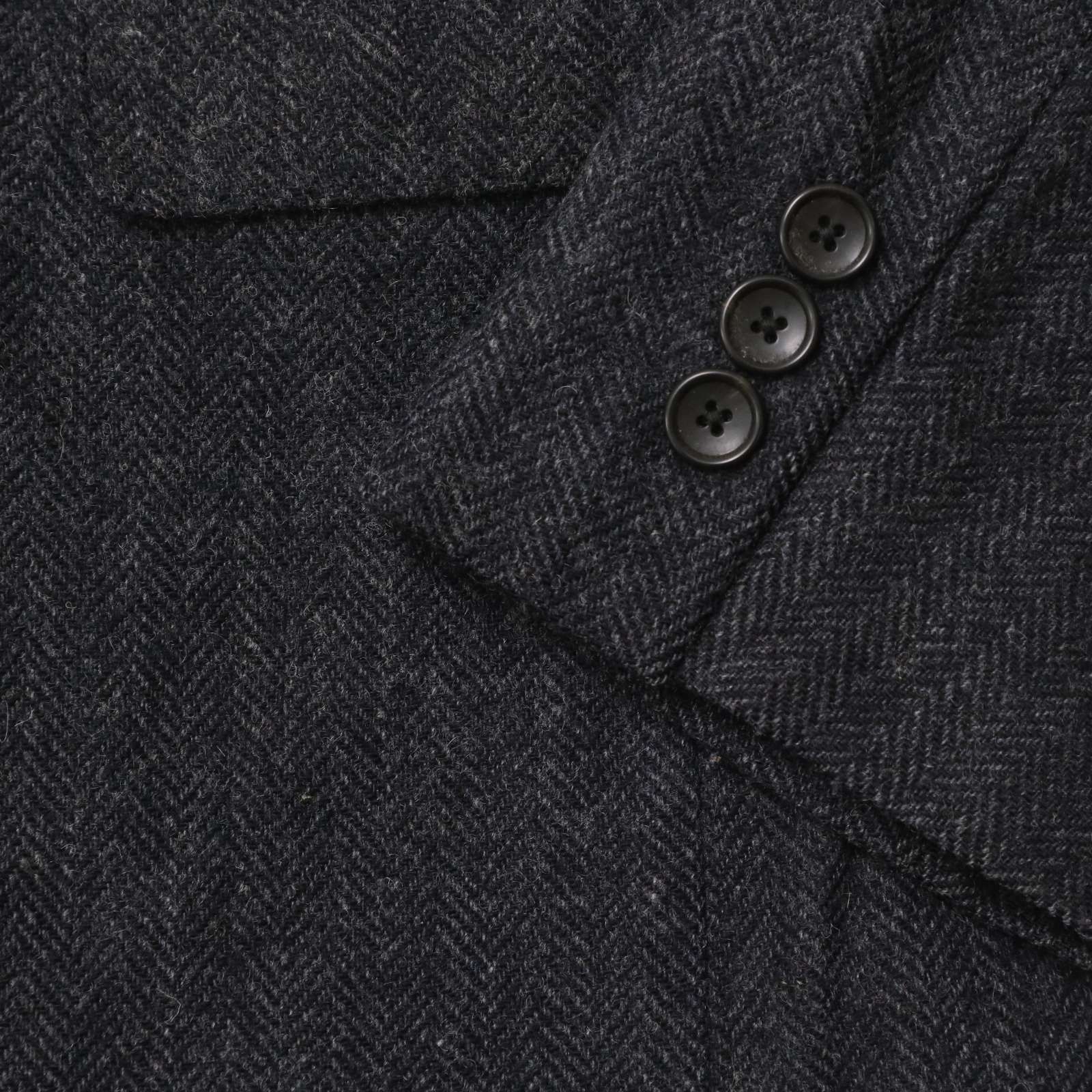 UNIQLO ユニクロ 秋冬 ウール混☆ ヘリンボーン ツイード 2B 