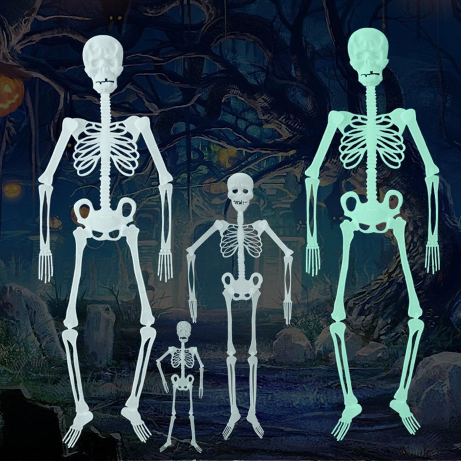 専用出品　ハロウィン骸骨 ハロウィン 骸骨 ガイコツ 骨 置物 約40cm ハロウィン 飾り付け