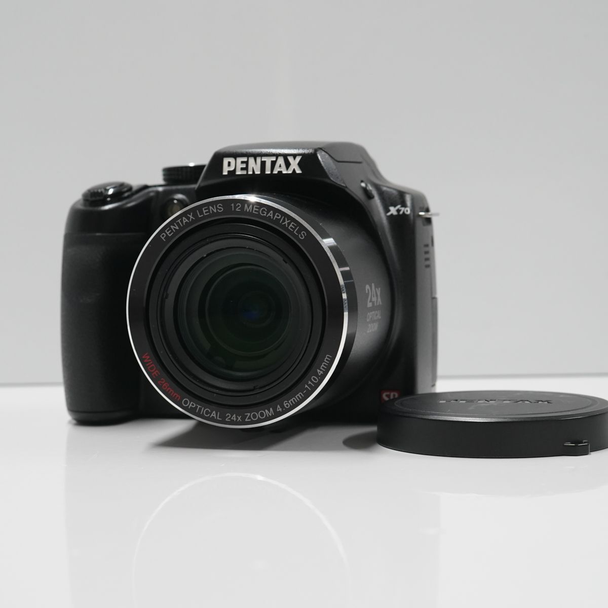 PENTAX X70 本体+バッテリー 高倍率 光学24倍ズーム 完動品