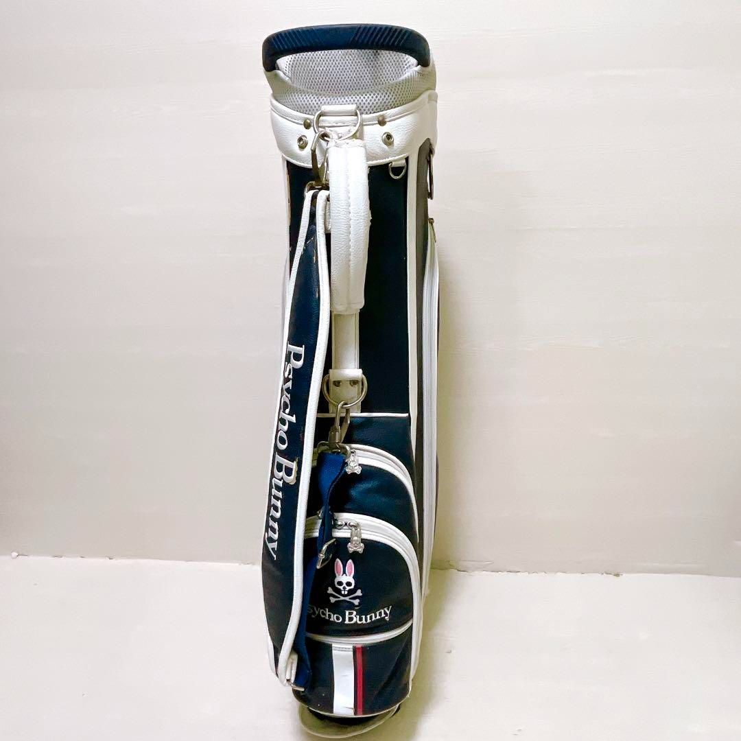 サイコバニー キャディバッグ ゴルフバッグ　 9.5型 6分割 ネイビー サイコバニー キャディバッグ ゴルフバッグ 9.5型 6分割