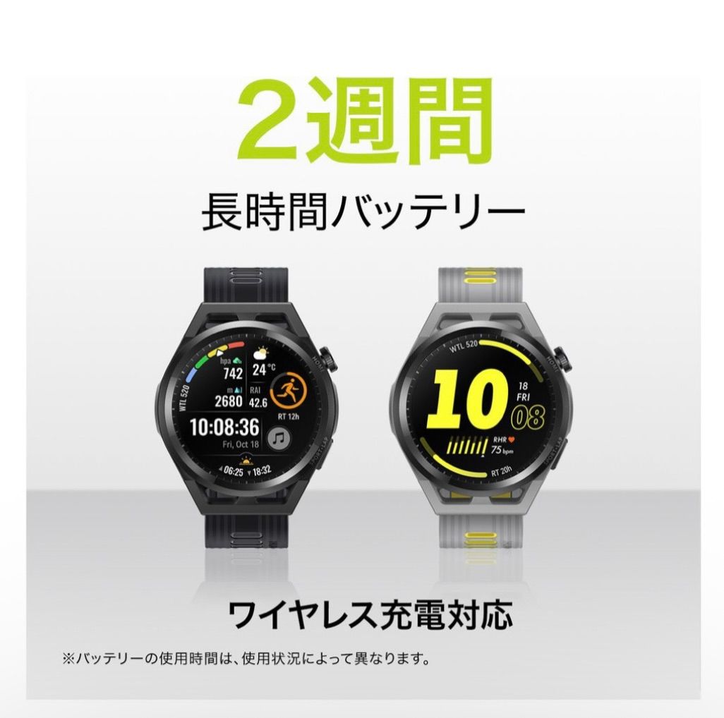 新品・未開封 HUAWEI WATCH GT Runner/Grey Soft Silicone グレー