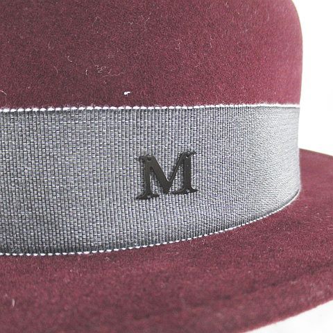 メゾンミッシェル MAISON MICHEL ハット カンカン帽 帽子 S